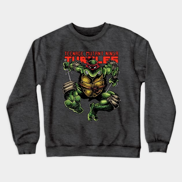 TMNT Raphael Crewneck Sweatshirt by partynerdz